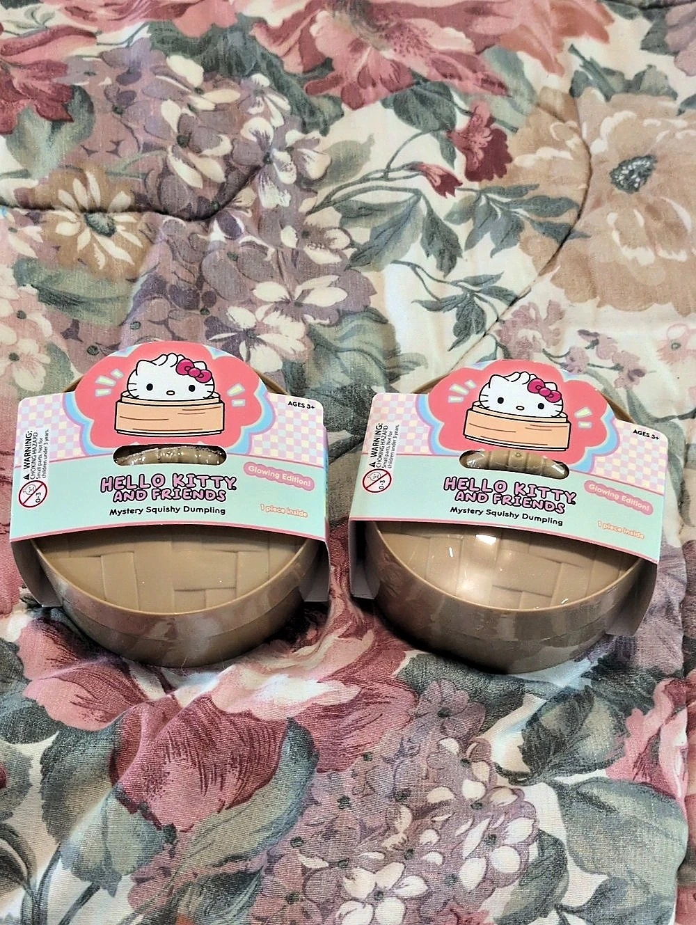 Sanrio Hello Kitty and Friends Mystery Squishy Dumpling Glowing Edition 2-Pack
